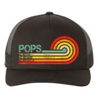 Pops The Man The Myth The Legend Dad Grandpa Fathers Day Yupoong Adult 5-Panel Trucker Hat