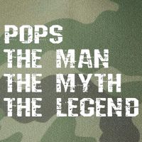 Pops The Man The Myth The Legend Legacy Tie Dye Trucker Hat