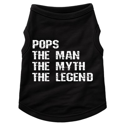 Pops The Man The Myth The Legend Doggie Tank