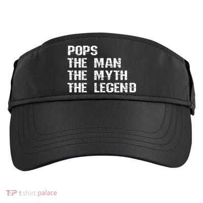 Pops The Man The Myth The Legend Adult Drive Performance Visor