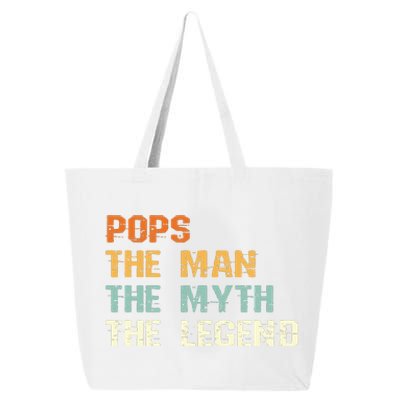 Pops The Man The Myth The Legend 25L Jumbo Tote