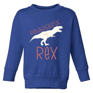 Physical Therapy Month Occupational Rehab Assistant Dinosaur Gift Toddler Sweatshirt