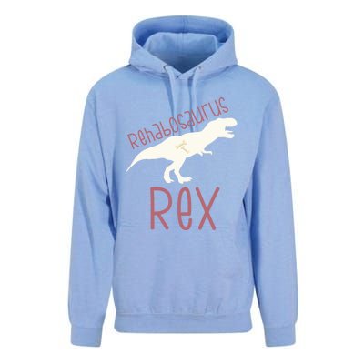 Physical Therapy Month Occupational Rehab Assistant Dinosaur Gift Unisex Surf Hoodie