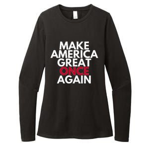 President Trump Make America Great Once Again 2024 Maga Womens CVC Long Sleeve Shirt