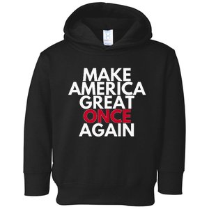 President Trump Make America Great Once Again 2024 Maga Toddler Hoodie