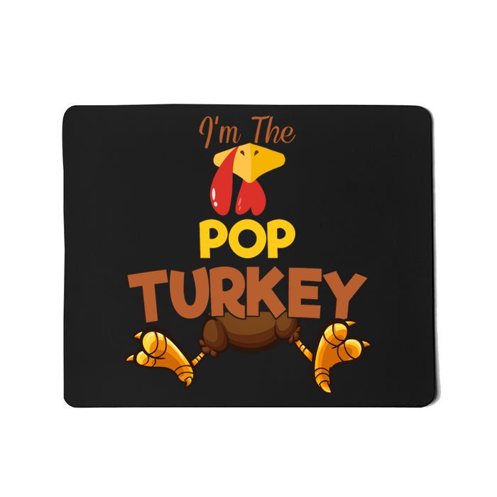 Pop Turkey Matching Family Group Thanksgiving Gifts  Mousepad