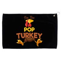 Pop Turkey Matching Family Group Thanksgiving Gifts  Grommeted Golf Towel