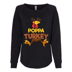 Poppa Turkey Matching Family Group Thanksgiving Gifts  Womens California Wash Sweatshirt