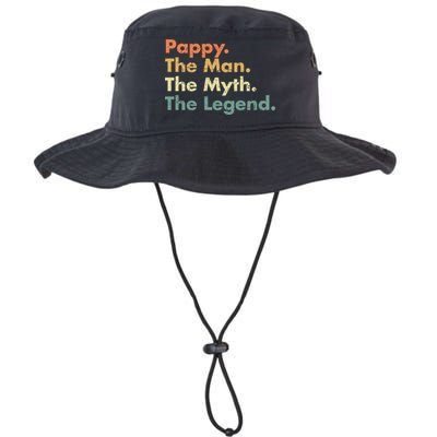 Pappy The Man The Myth The Legend Father Dad Uncle Gift Bucket Hat