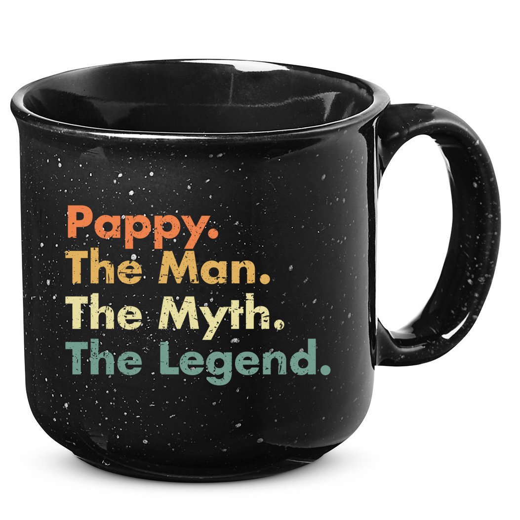 Pappy The Man The Myth The Legend Father Dad Uncle Gift 15oz Campfire Ceramic Mug