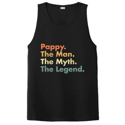 Pappy The Man The Myth The Legend Father Dad Uncle Gift PosiCharge Competitor Tank