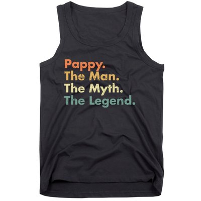 Pappy The Man The Myth The Legend Father Dad Uncle Gift Tank Top