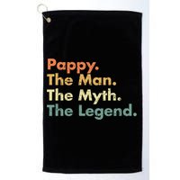 Pappy The Man The Myth The Legend Father Dad Uncle Gift Golf Towel