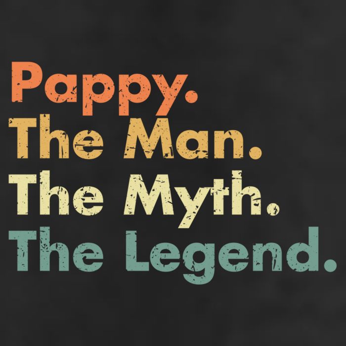 Pappy The Man The Myth The Legend Father Dad Uncle Gift Golf Towel