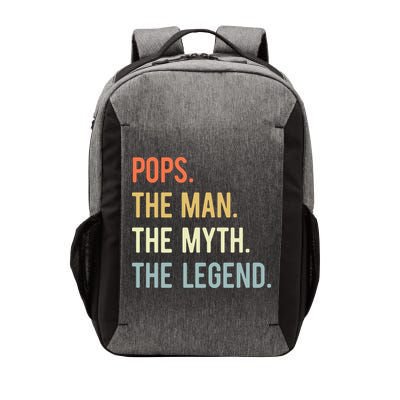 Pops The Man The Myth The Legend Retro Vintage Vector Backpack