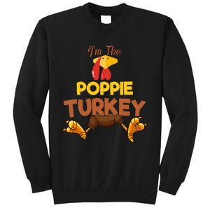 Poppie Turkey Matching Family Group Thanksgiving Gifts  Sweatshirt