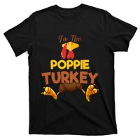 Poppie Turkey Matching Family Group Thanksgiving Gifts  T-Shirt