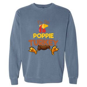 Poppie Turkey Matching Family Group Thanksgiving Gifts  Garment-Dyed Sweatshirt