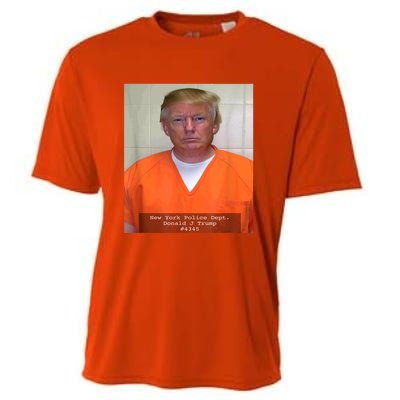 President Trump Mug Shot Cooling Performance Crew T-Shirt