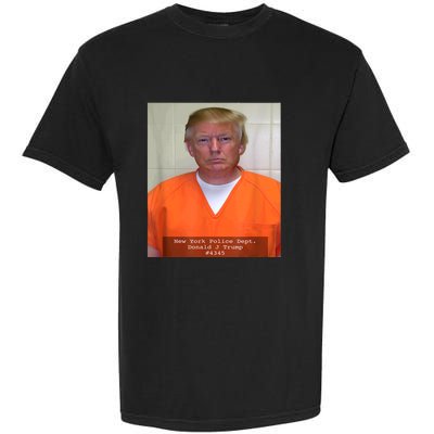 President Trump Mug Shot Garment-Dyed Heavyweight T-Shirt