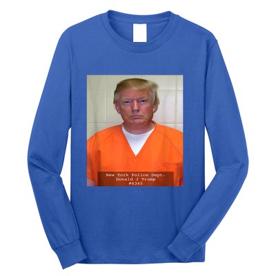 President Trump Mug Shot Long Sleeve Shirt