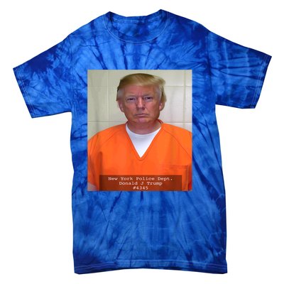 President Trump Mug Shot Tie-Dye T-Shirt