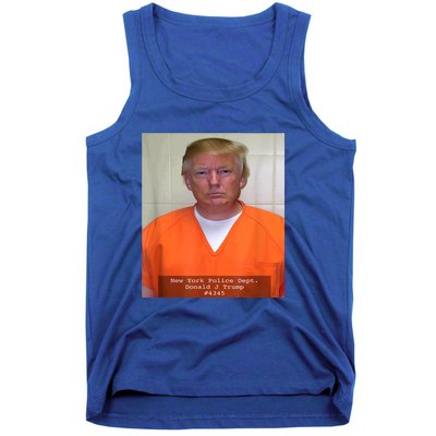 President Trump Mug Shot Tank Top