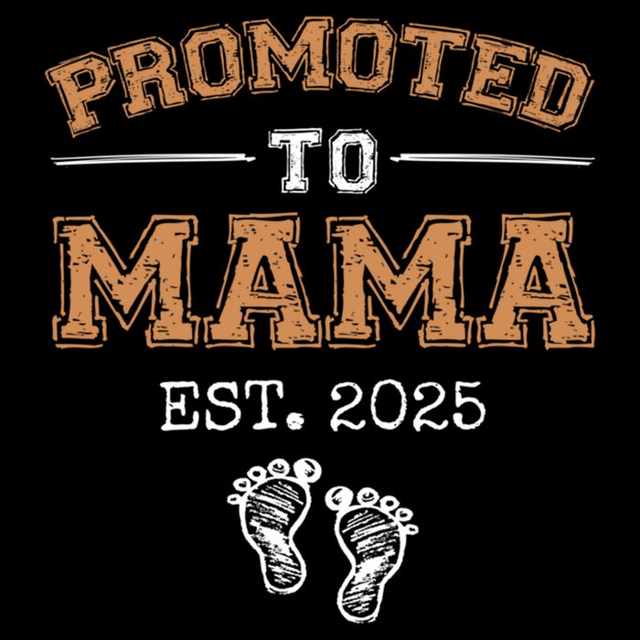 Promoted To Mama Est 2025 Mom To Be Gifts First Time Mama  Drawstring Bag