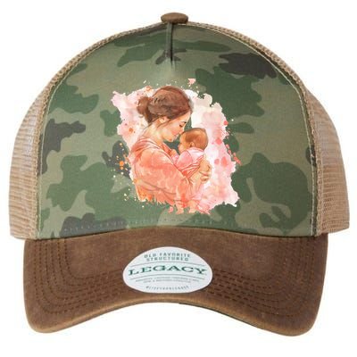 Promoted To Meemaw Est 2025 Soon To Be Mom Mother's Day Legacy Tie Dye Trucker Hat
