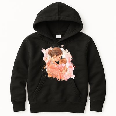 Promoted To Meemaw Est 2025 Soon To Be Mom Mother's Day Kids Hoodie