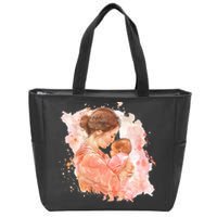 Promoted To Meemaw Est 2025 Soon To Be Mom Mother's Day Zip Tote Bag