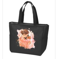 Promoted To Meemaw Est 2025 Soon To Be Mom Mother's Day Zip Tote Bag
