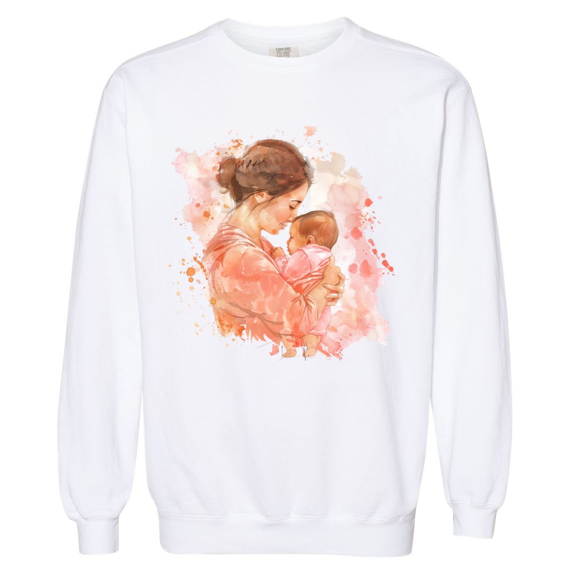 Promoted To Meemaw Est 2025 Soon To Be Mom Mother's Day Garment-Dyed Sweatshirt