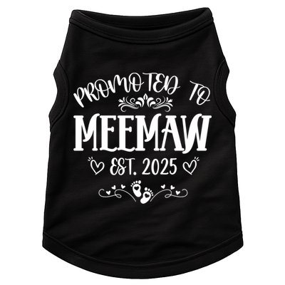 Promoted To Meemaw Est 2025 Soon To Be Mom Mother's Day Doggie Tank