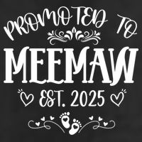 Promoted To Meemaw Est 2025 Soon To Be Mom Mother's Day Adult Drive Performance Visor