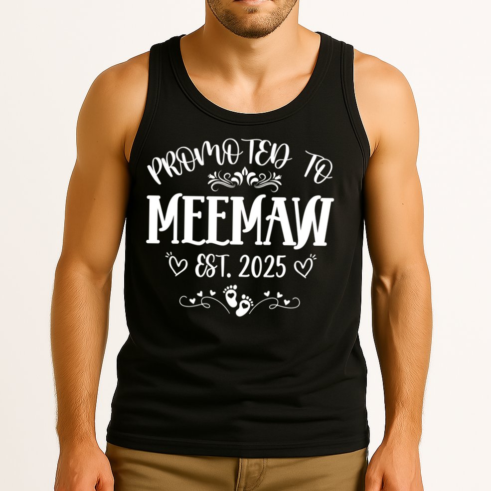 Promoted To Meemaw Est 2025 Soon To Be Mom Mother's Day Tank Top