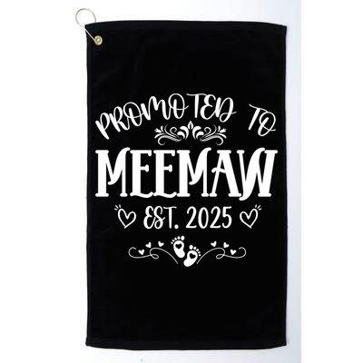 Promoted To Meemaw Est 2025 Soon To Be Mom Mother's Day Golf Towel