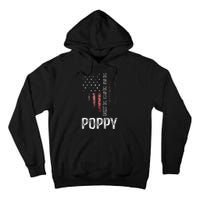 Poppy The Man The Myth The Legend Grandpa Gift Tall Hoodie