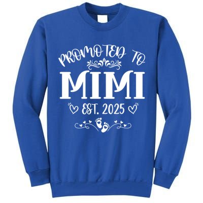 Promoted To Mimi Est 2025 Soon To Be Mom Mother's Day  Tall Sweatshirt