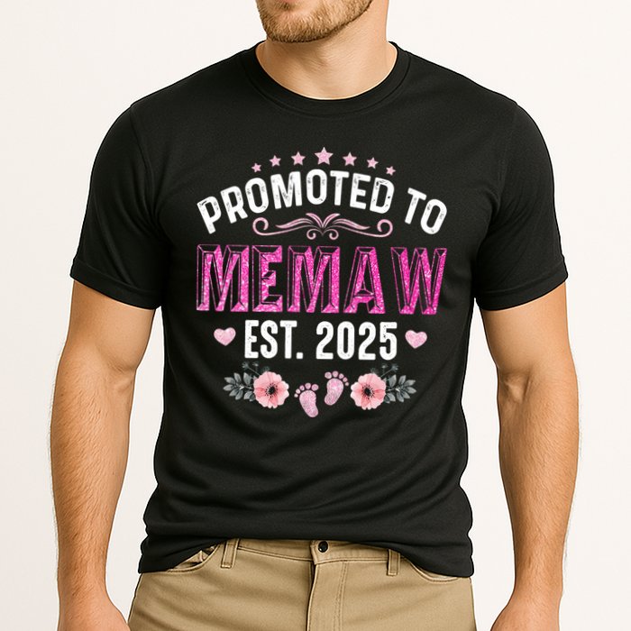 Promoted To Meemaw Est 2025 Soon To Be Mom Mother's Day Cooling Performance Crew T-Shirt