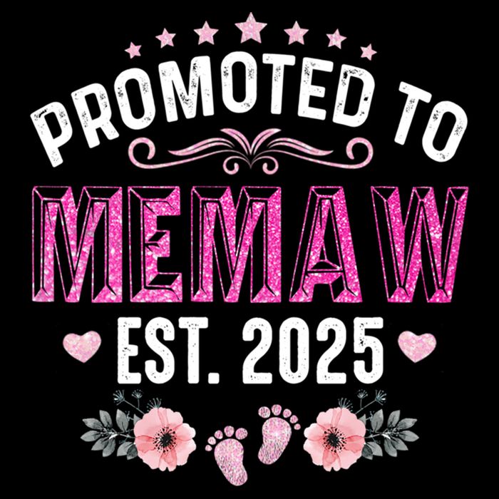 Promoted To Meemaw Est 2025 Soon To Be Mom Mother's Day Cooling Performance Crew T-Shirt