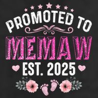 Promoted To Meemaw Est 2025 Soon To Be Mom Mother's Day Adult Drive Performance Visor