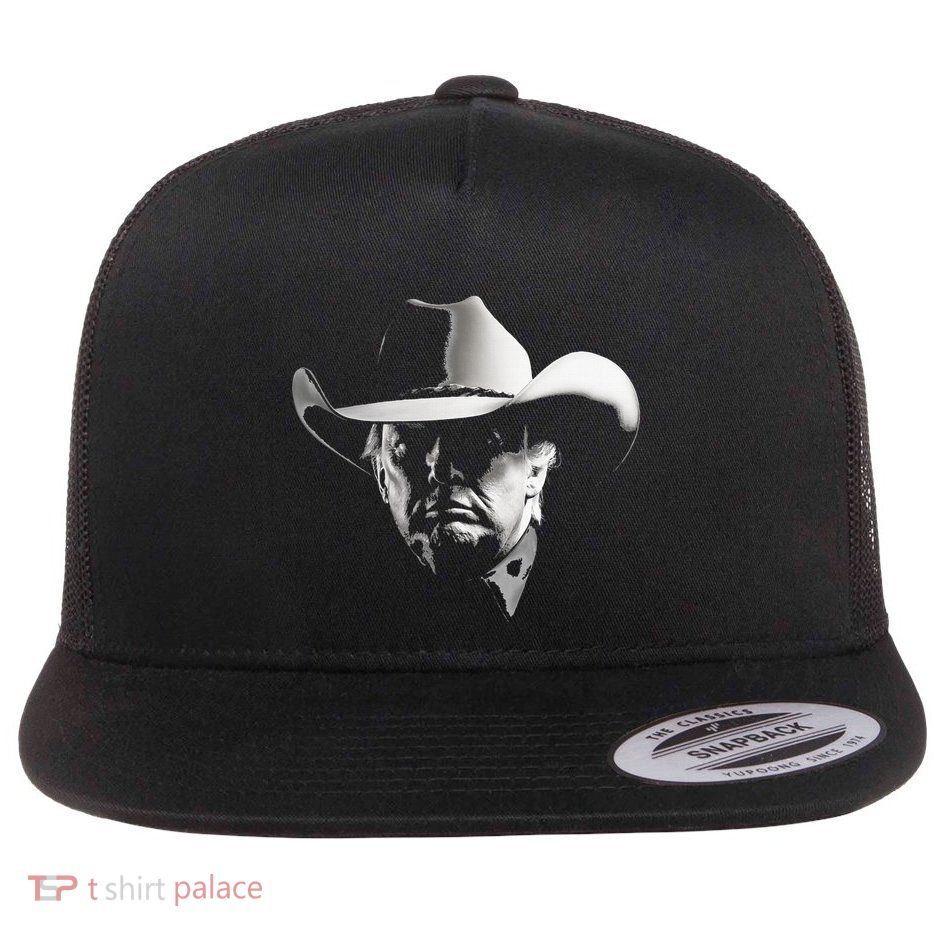 President Trump Mug Shot Flat Bill Trucker Hat