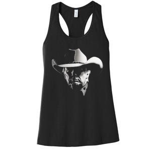 President Trump Mug Shot Women's Racerback Tank