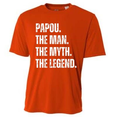 Papou The Man The Myth The Legend Cooling Performance Crew T-Shirt