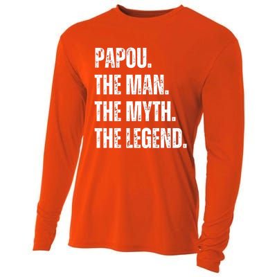 Papou The Man The Myth The Legend Cooling Performance Long Sleeve Crew