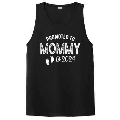 Promoted To Mommy 2024 Soon To Be Mama Funny New Mom PosiCharge Competitor Tank