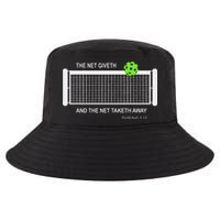 Pickleball The Net Giveth Funny Pickleball Pickleball Lovers Cool Comfort Performance Bucket Hat