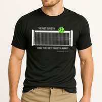 Pickleball The Net Giveth Funny Pickleball Pickleball Lovers Cooling Performance Crew T-Shirt
