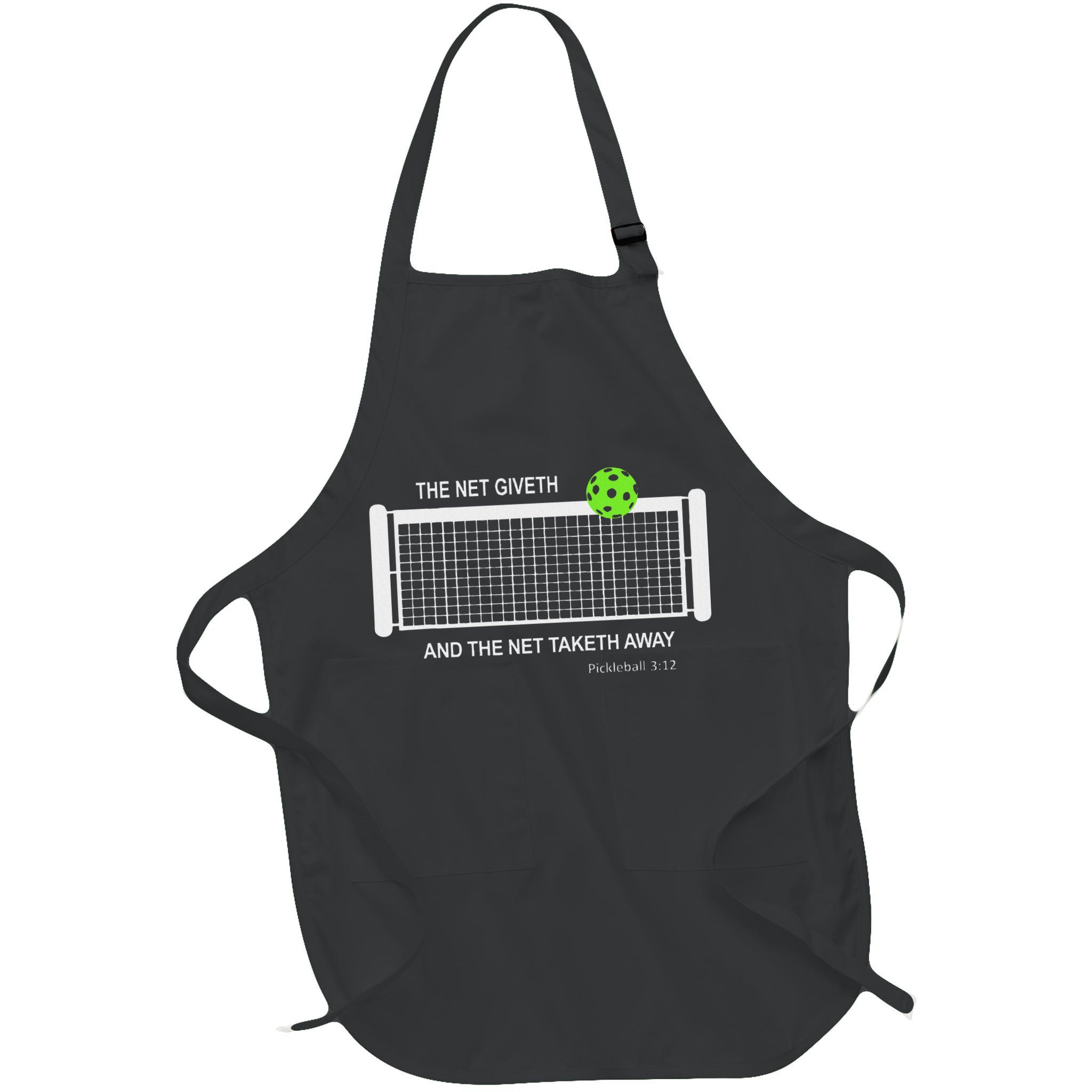 Pickleball The Net Giveth Funny Pickleball Pickleball Lovers Apron